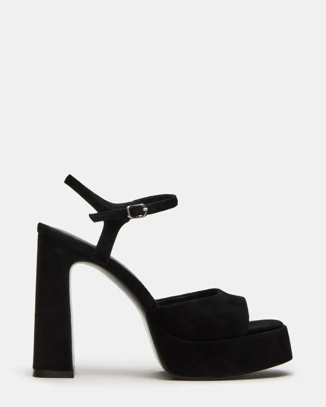 LIANDRA BLACK SUEDE sold by Steve Madden