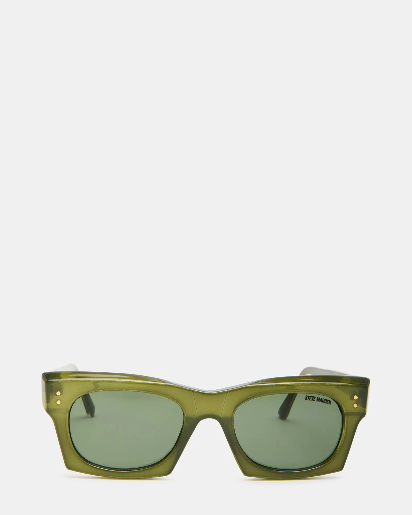 IZAN SUNGLASSES GREEN sold by Steve Madden