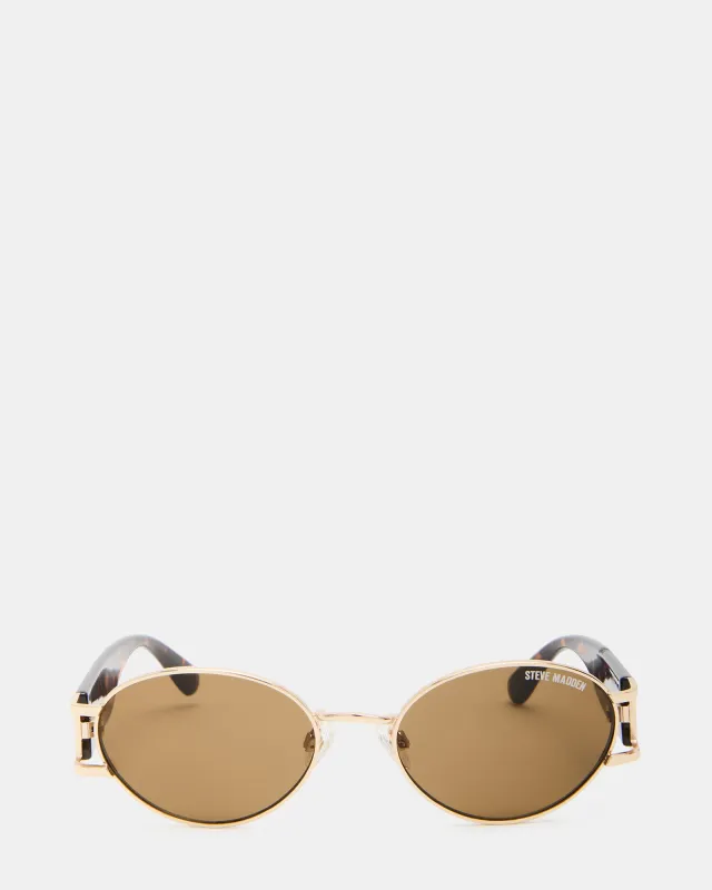 DUTLY SUNGLASSES GOLD made by Steve Madden