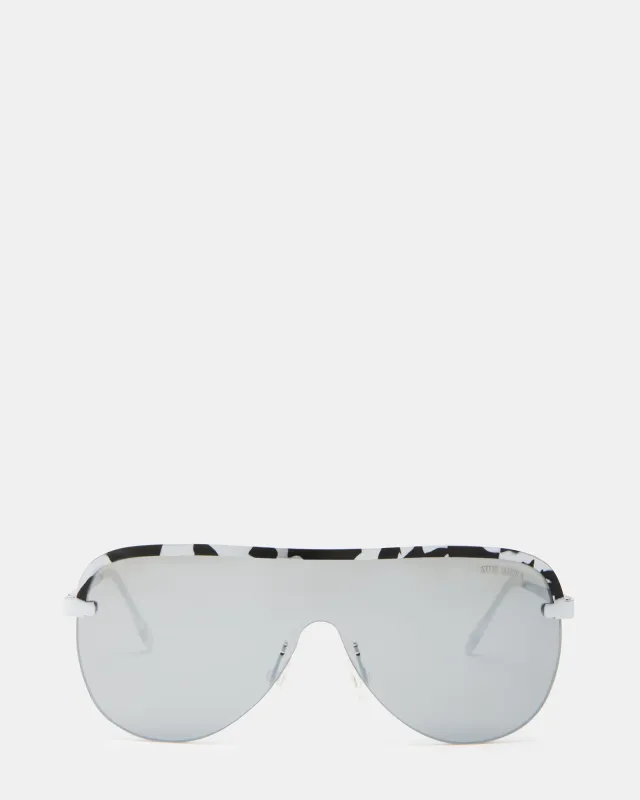 LEONEL SUNGLASSES SILVER sold by Steve Madden