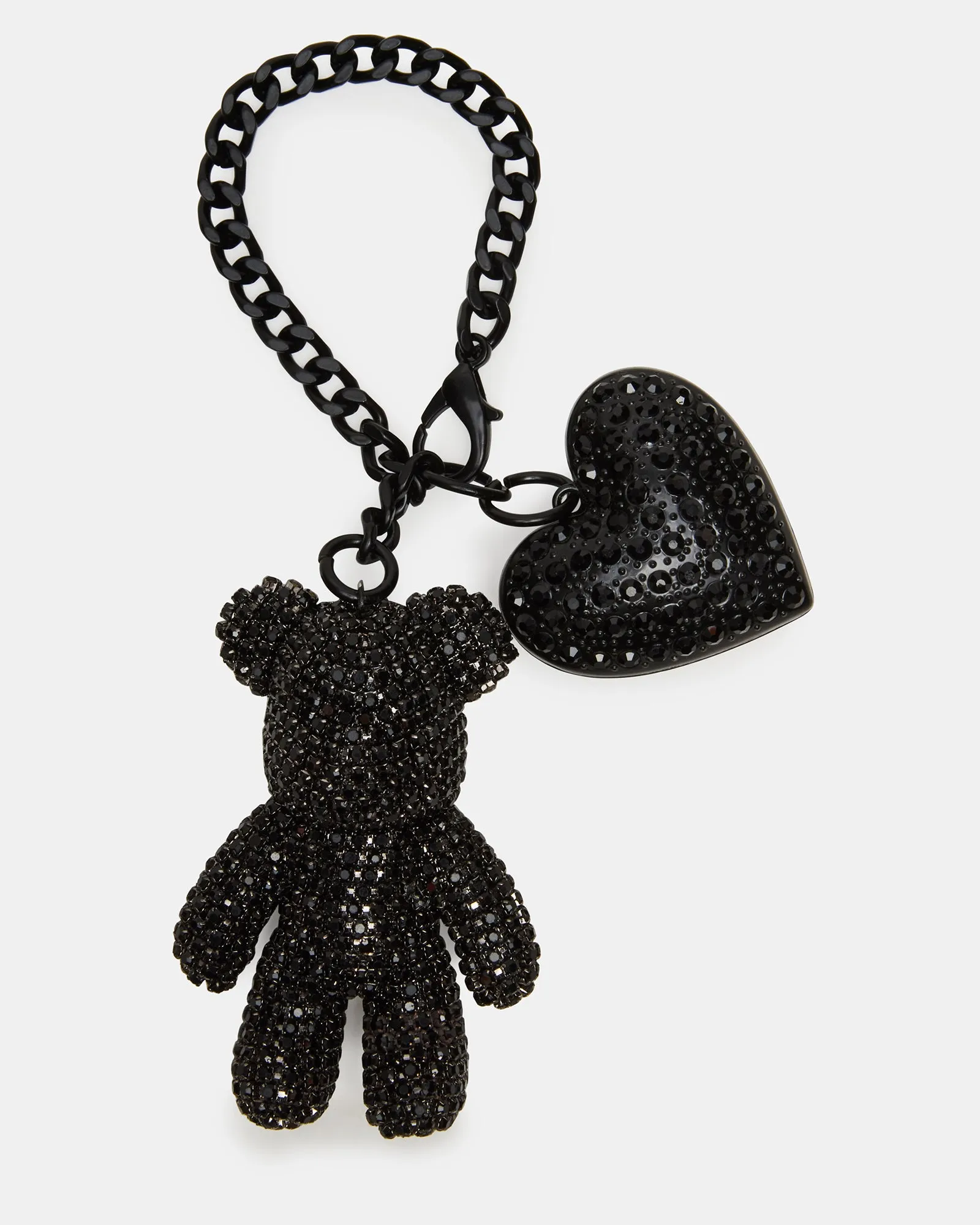 TEDDY BAG CHARM BLACK sold by Steve Madden
