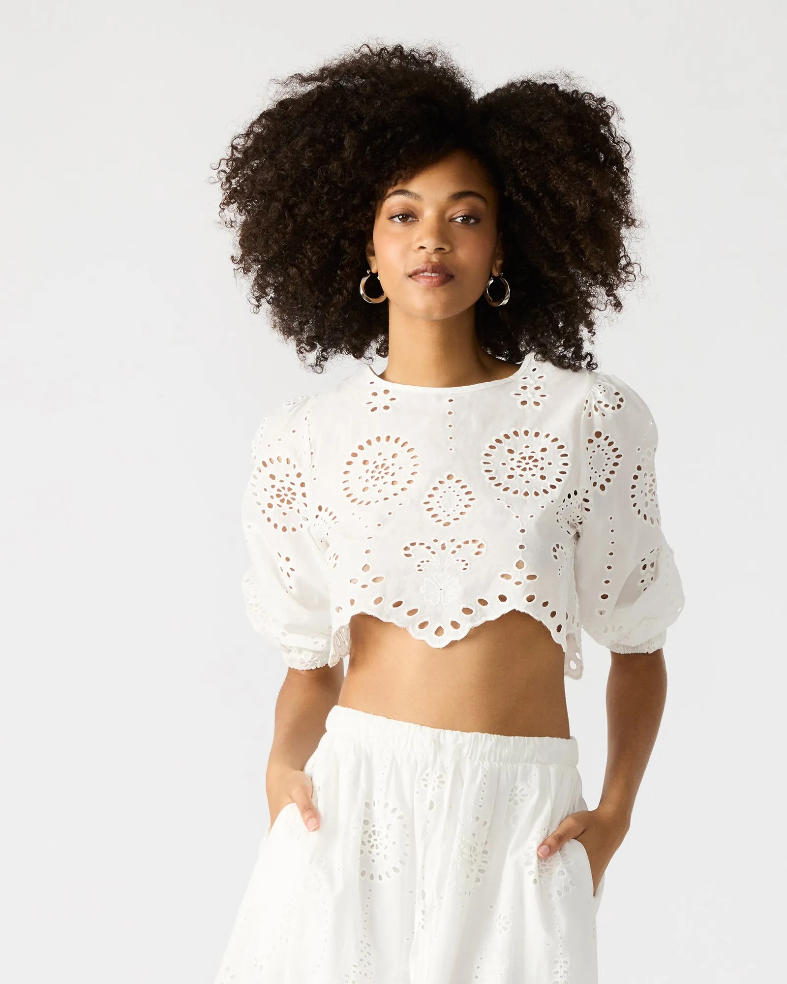 MEERA TOP WHITE sold by Steve Madden product image thumbnail 2