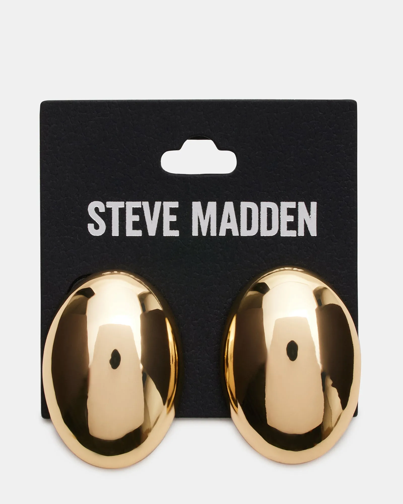 OVAL STUD EARRINGS GOLD sold by Steve Madden product image thumbnail 3