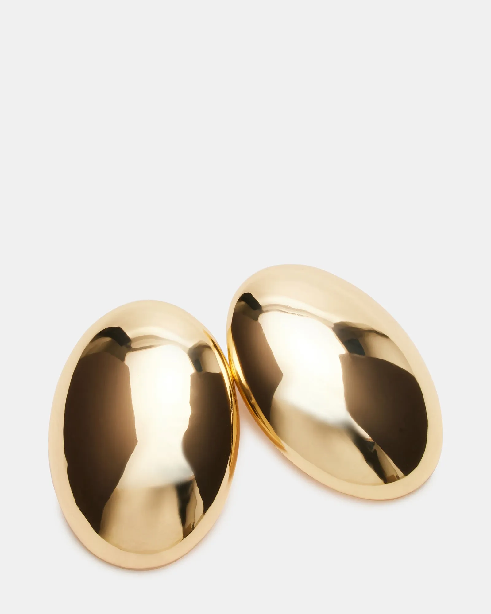 OVAL STUD EARRINGS GOLD sold by Steve Madden product image thumbnail 2