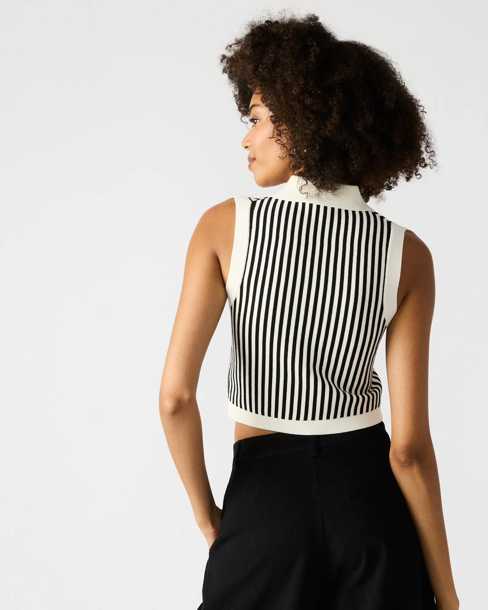AMERY SWEATER BLACK/WHITE sold by Steve Madden product image thumbnail 2