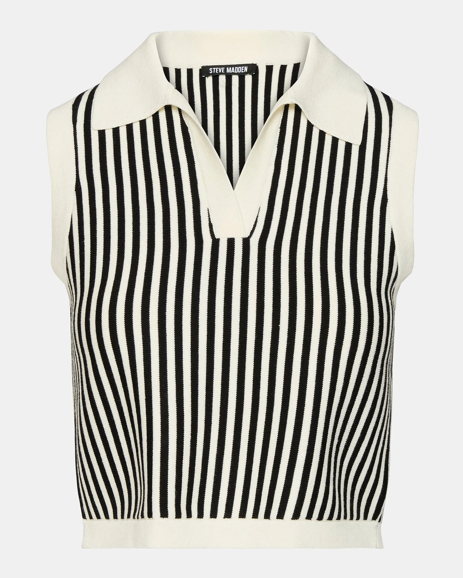 AMERY SWEATER BLACK/WHITE sold by Steve Madden product image thumbnail 4