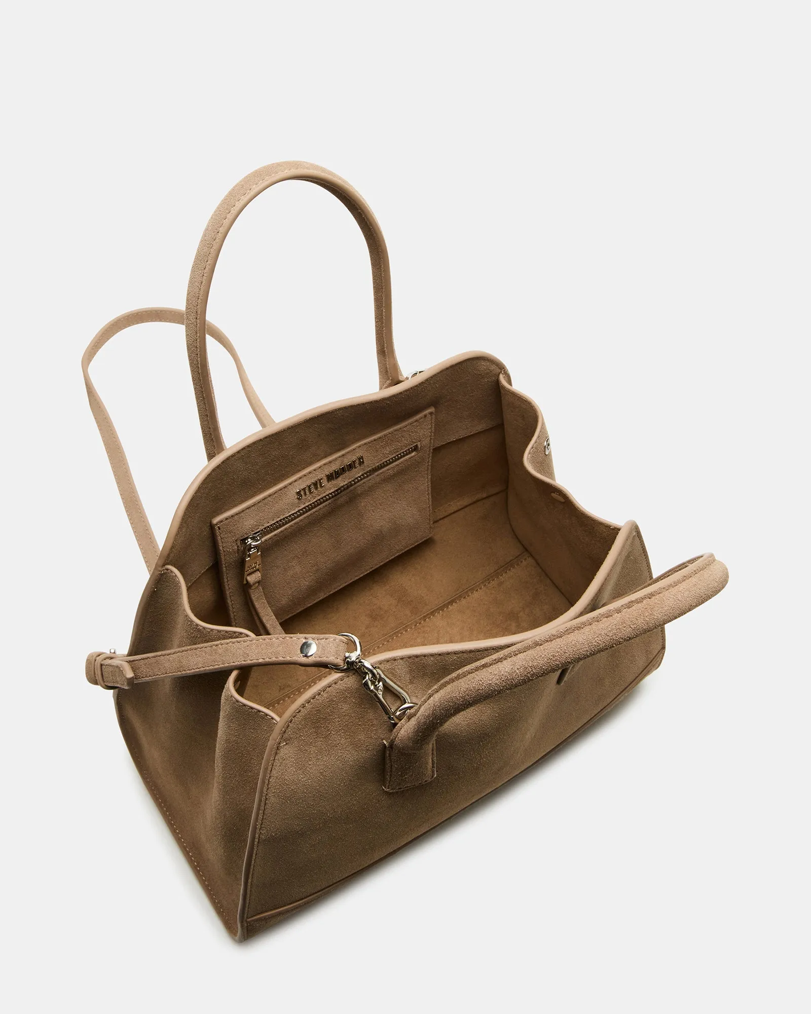 HADLEE BAG TAUPE SUEDE sold by Steve Madden product image thumbnail 4
