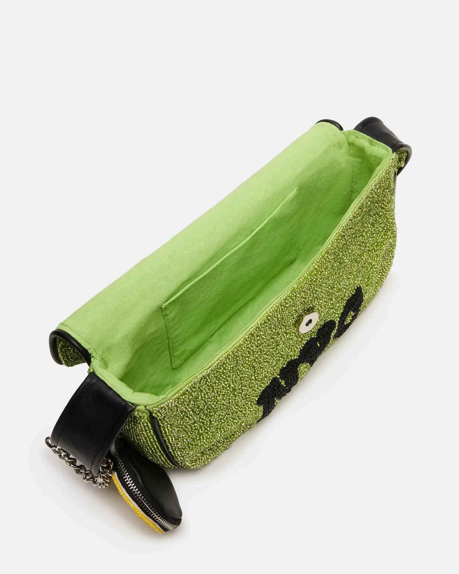 NEW YORK BEADED BAG GREEN sold by Steve Madden product image thumbnail 4