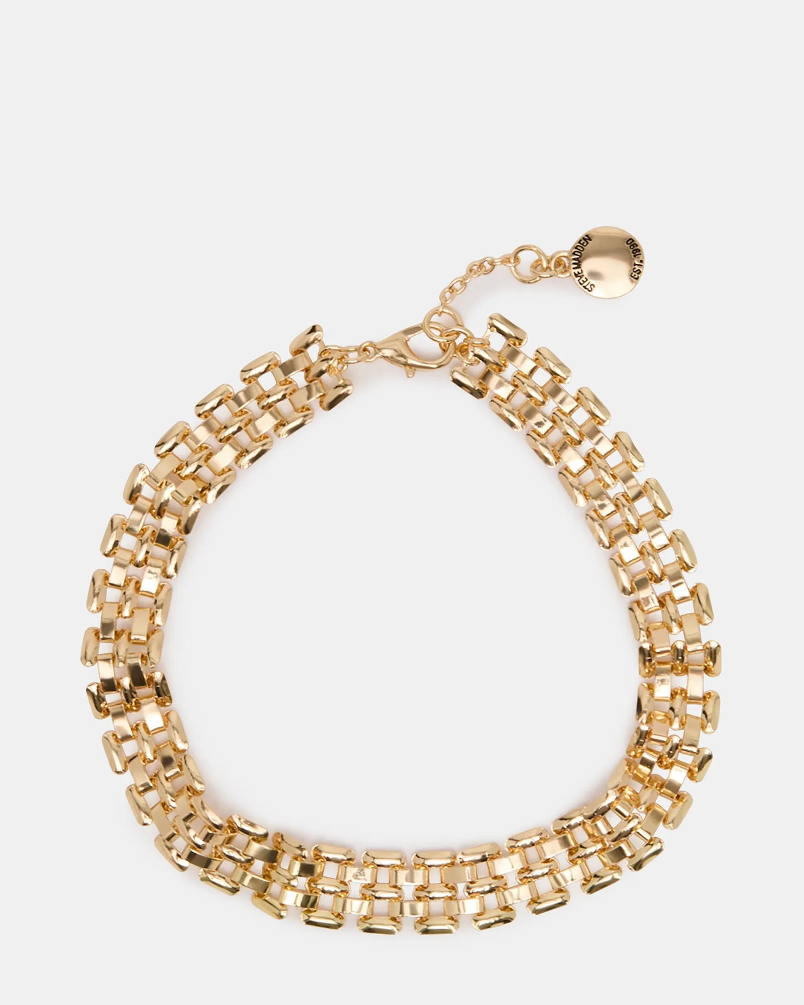 WATCH CHAIN ANKLET GOLD sold by Steve Madden