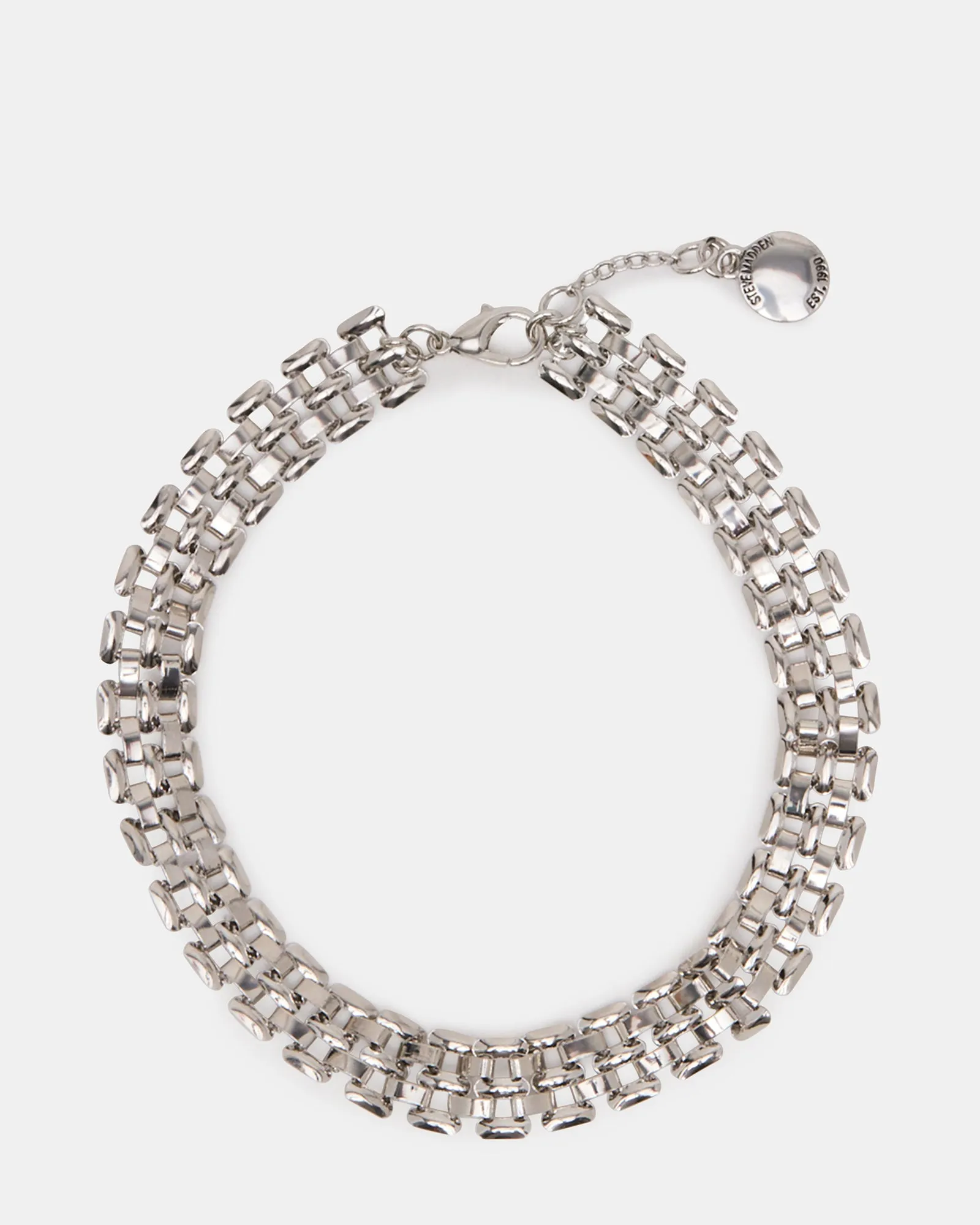 WATCH CHAIN ANKLET SILVER sold by Steve Madden