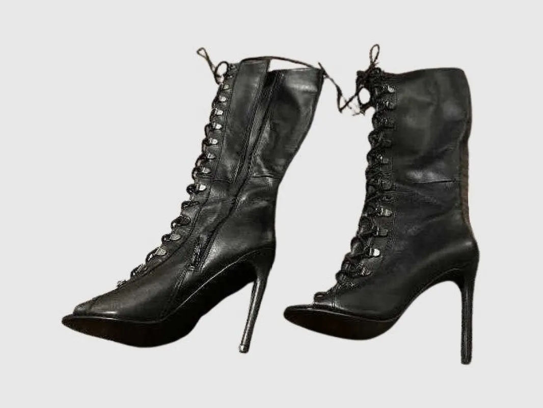 LACE UP HEELED BOOTS - REBOOTED - SM REBOOTED sold by Steve Madden