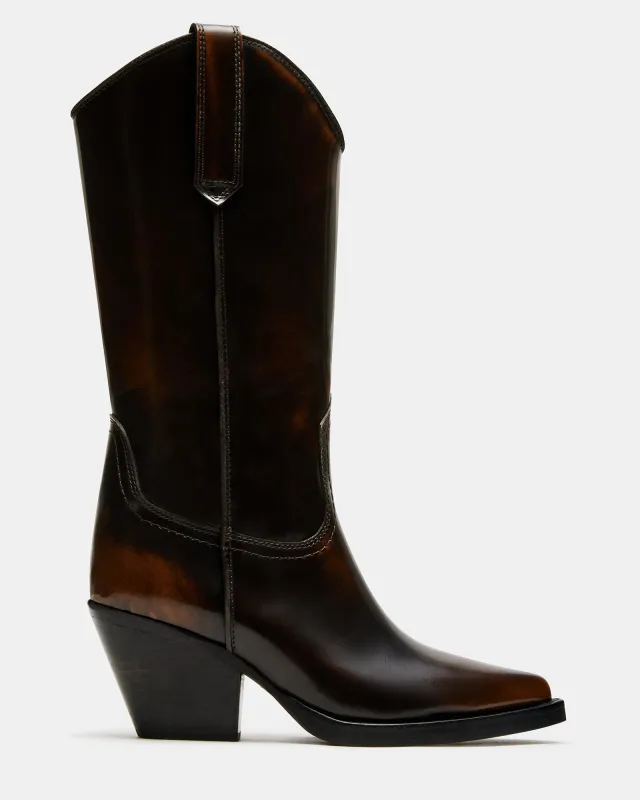 HUXLEY BROWN LEATHER - SM REBOOTED sold by Steve Madden