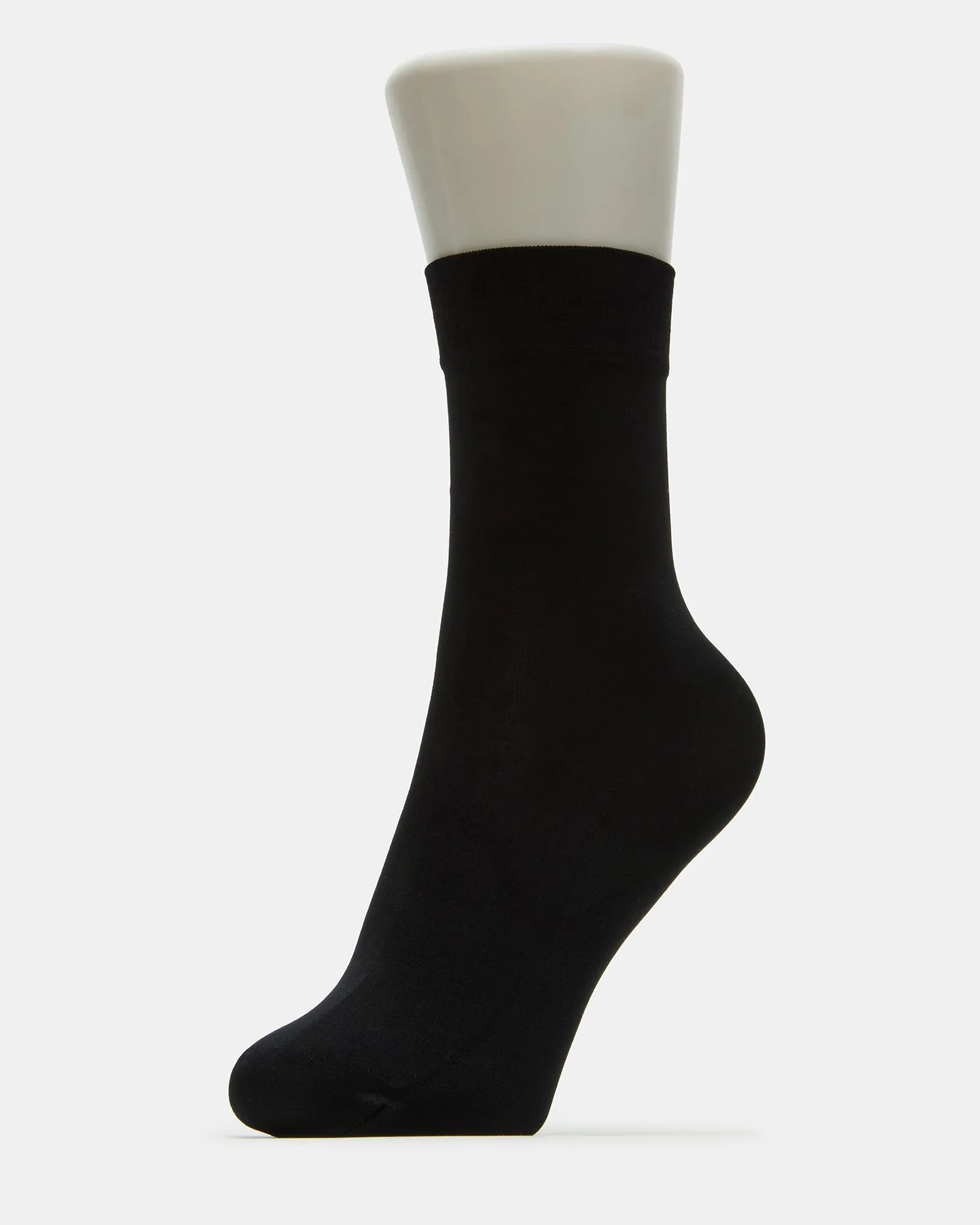 2 PACK BOW FISHNET ANKLET SOCKS BLACK sold by Steve Madden product image thumbnail 3