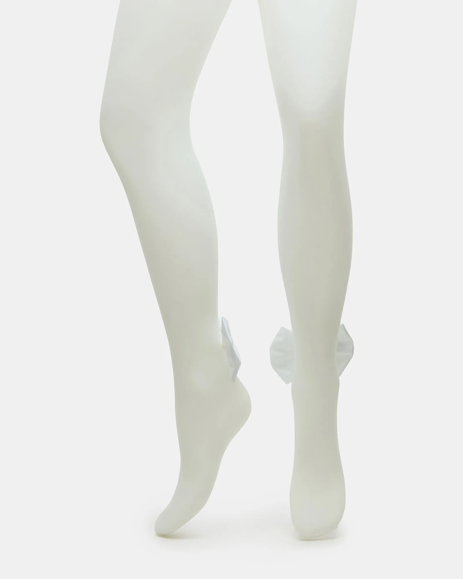 BRIDAL BOW TIGHTS SHEER WHITE sold by Steve Madden product image thumbnail 2