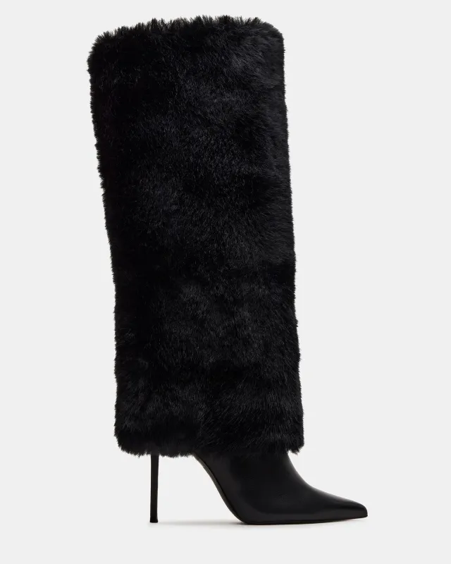 SMITH FAUX FUR BLACK - SM REBOOTED sold by Steve Madden
