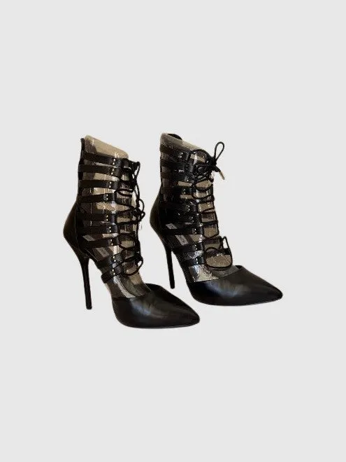 STS BLACK LEATHER - REBOOTED - SM REBOOTED sold by Steve Madden