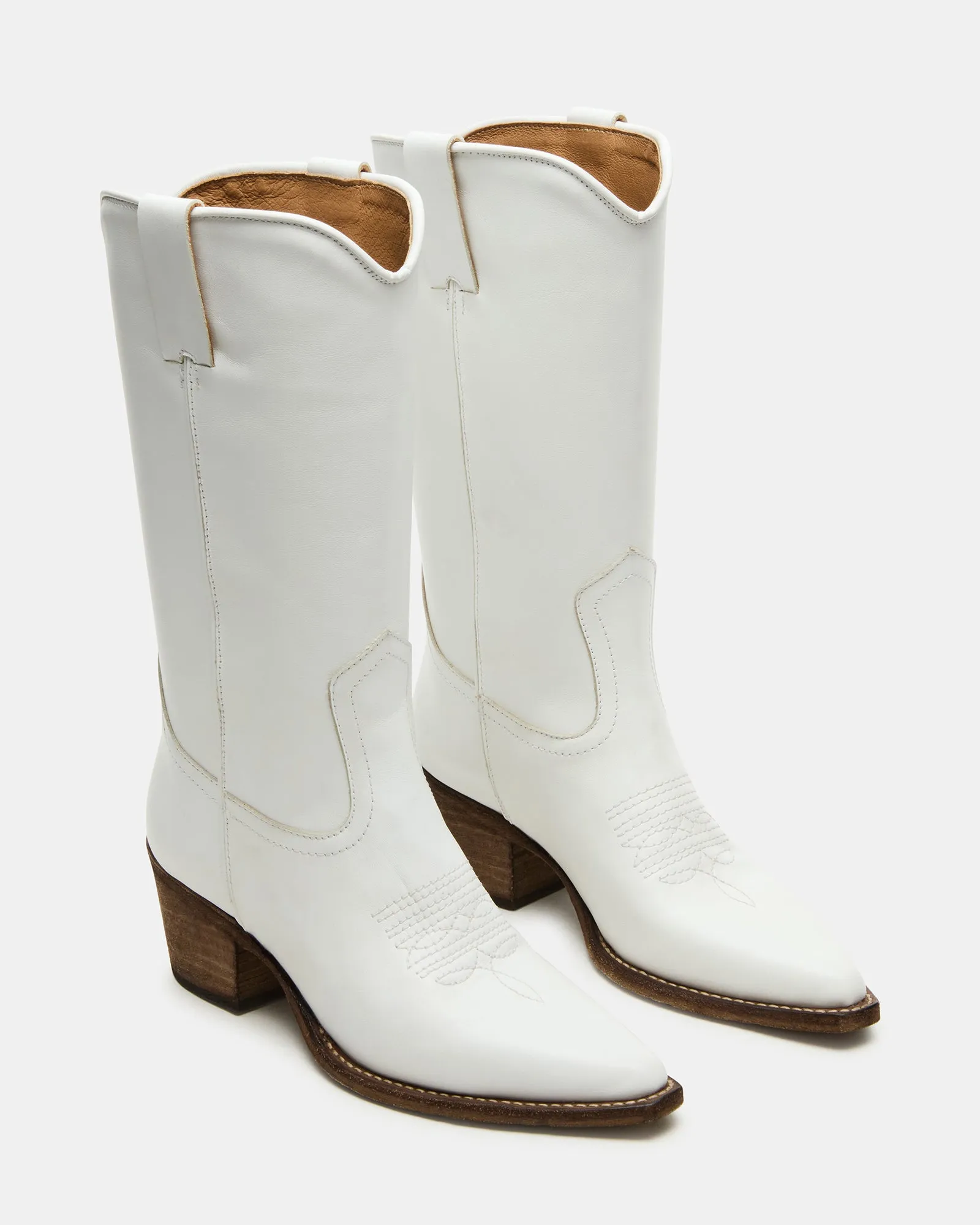 ALBANY WHITE LEATHER sold by Steve Madden product image thumbnail 2