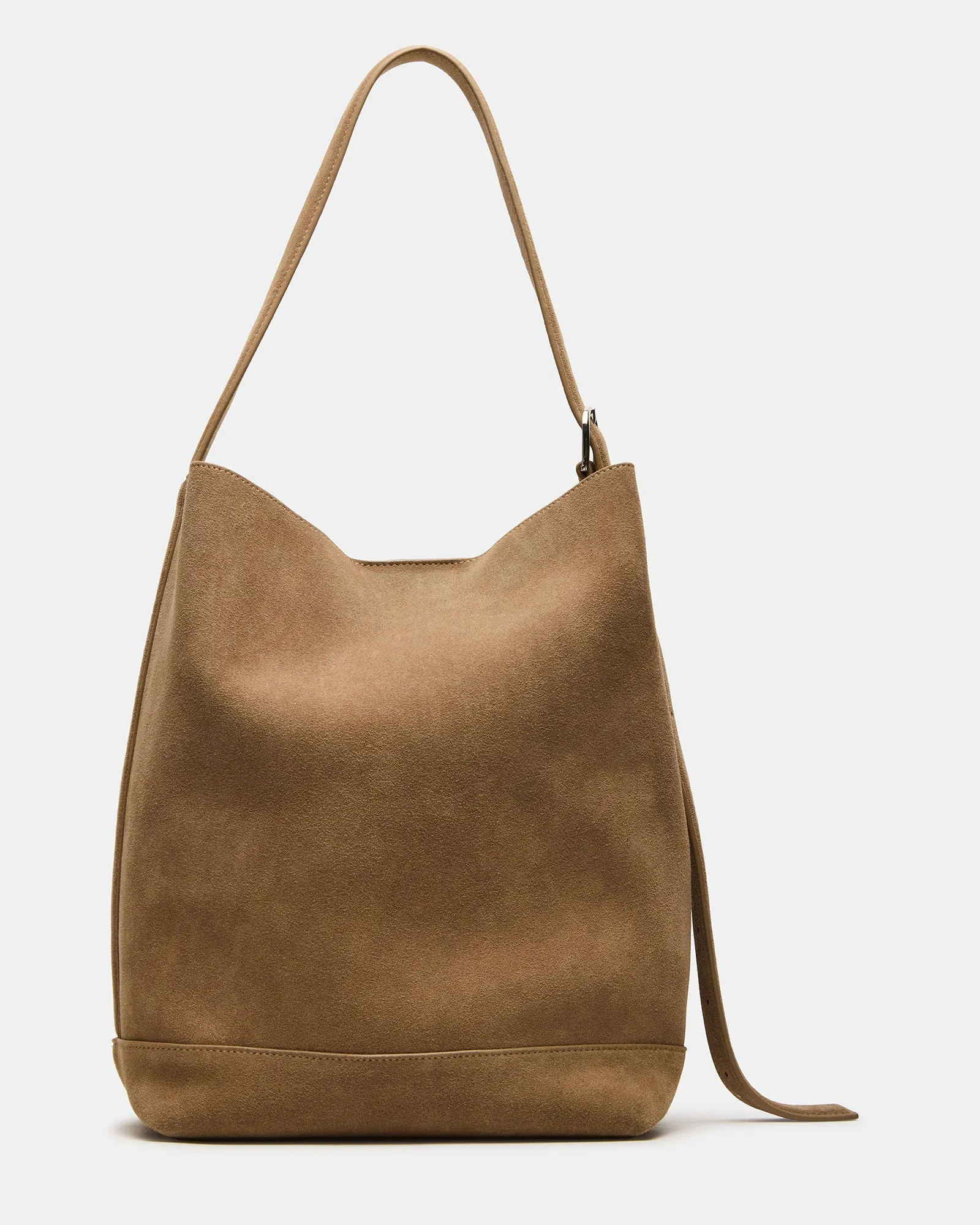 TAYLR BAG TAUPE SUEDE sold by Steve Madden