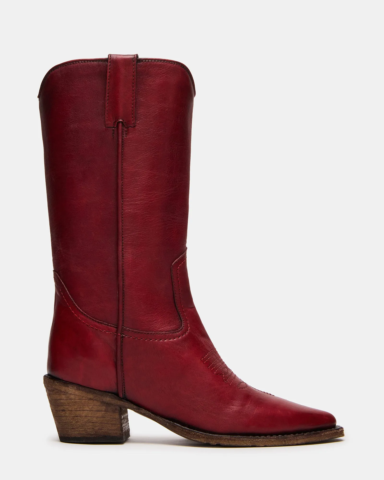 ALBANY RED LEATHER sold by Steve Madden