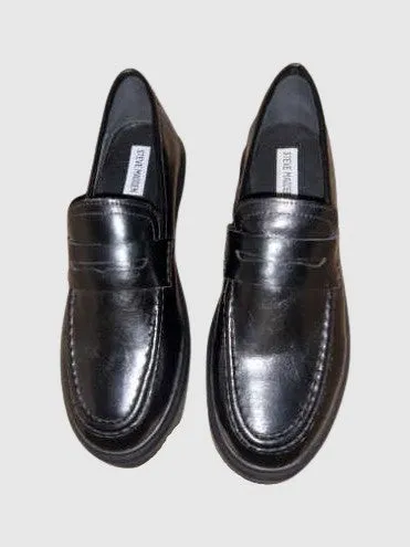 JUBAL BLACK LEATHER - SM REBOOTED sold by Steve Madden