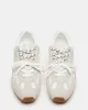 AZIEL WHITE SUEDE sold by Steve Madden