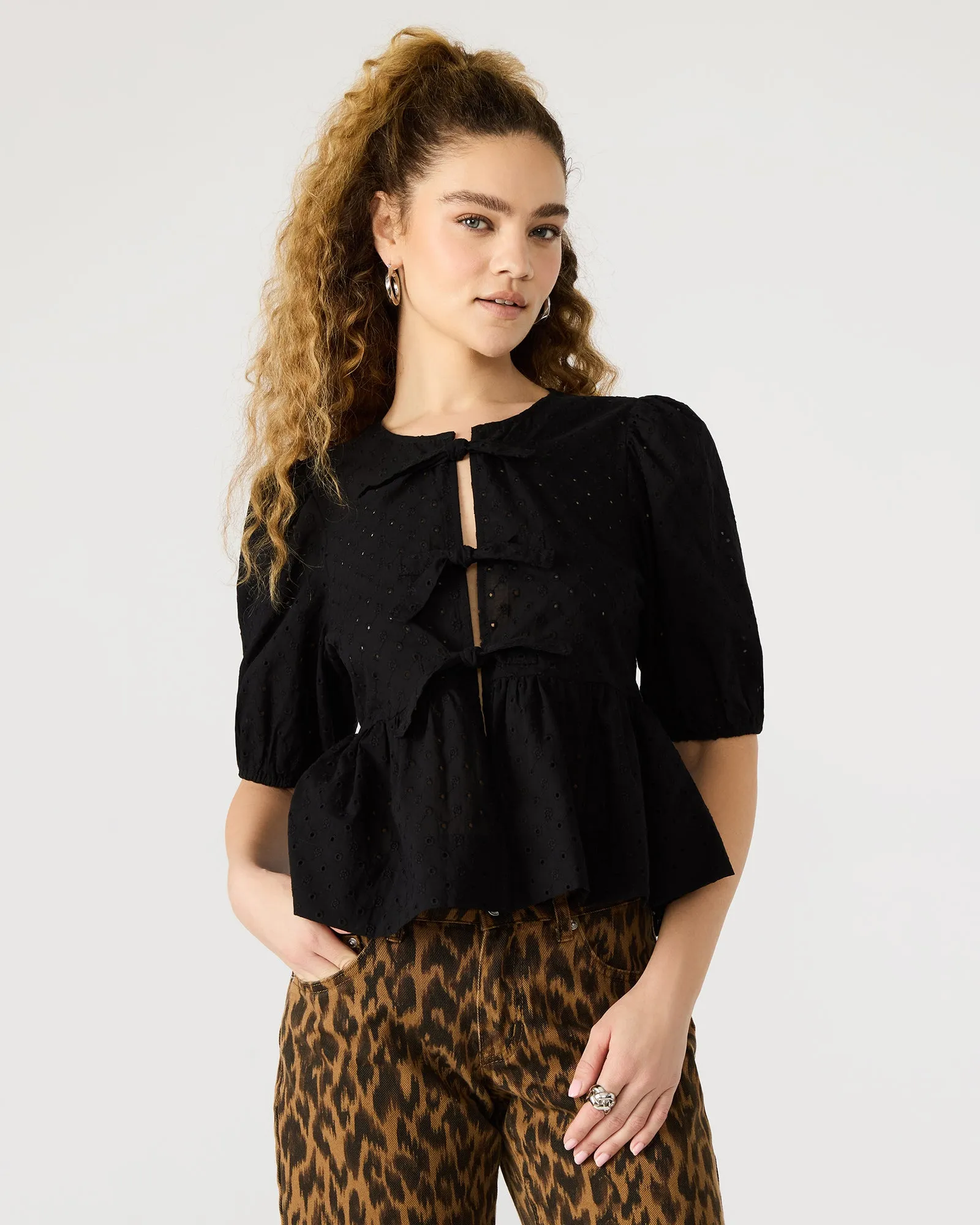 PAULA TOP BLACK sold by Steve Madden product image thumbnail 2