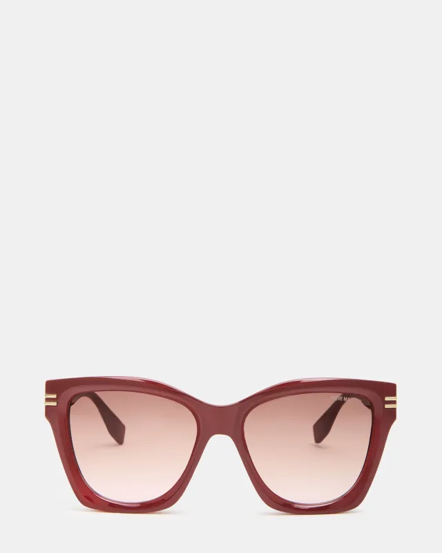 TAISIA SUNGLASSES RED sold by Steve Madden
