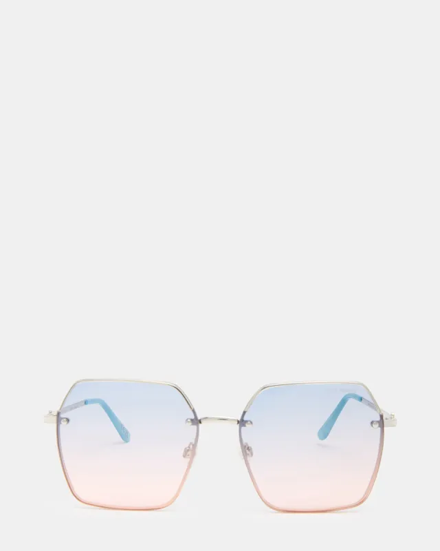 DAVIAN SUNGLASSES SILVER sold by Steve Madden