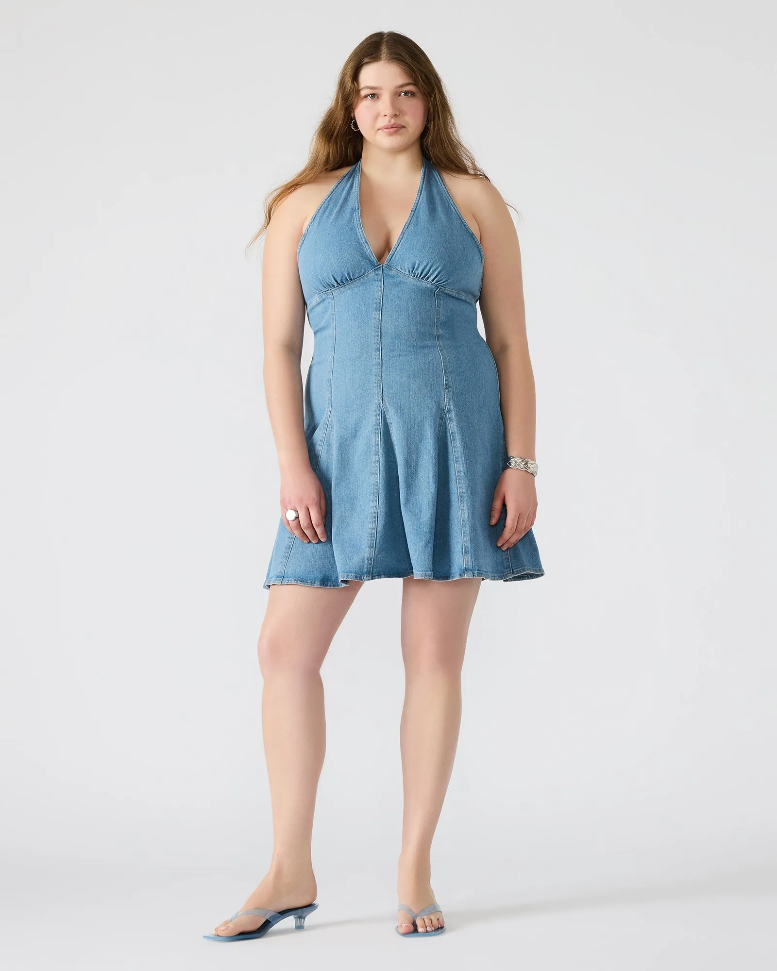 MALIA DENIM DRESS sold by Steve Madden product image thumbnail 2