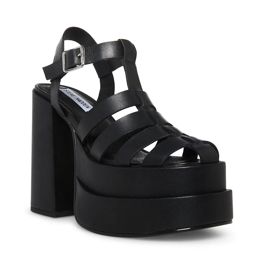 CARLITA BLACK LEATHER - SM REBOOTED sold by Steve Madden product image thumbnail 2