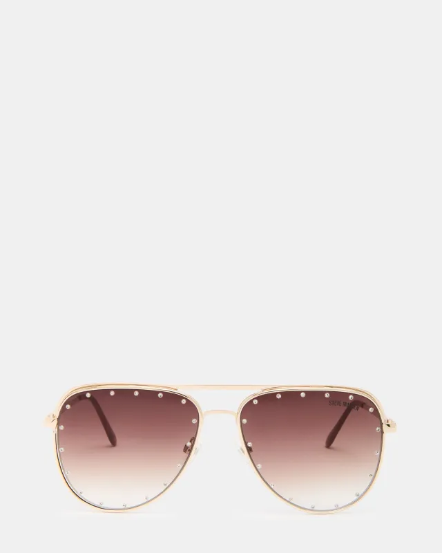 JAIR SUNGLASSES GOLD sold by Steve Madden