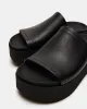 ARWEN BLACK LEATHER sold by Steve Madden