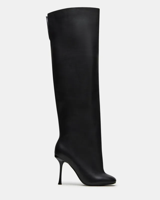 ALLURING BLACK LEATHER sold by Steve Madden