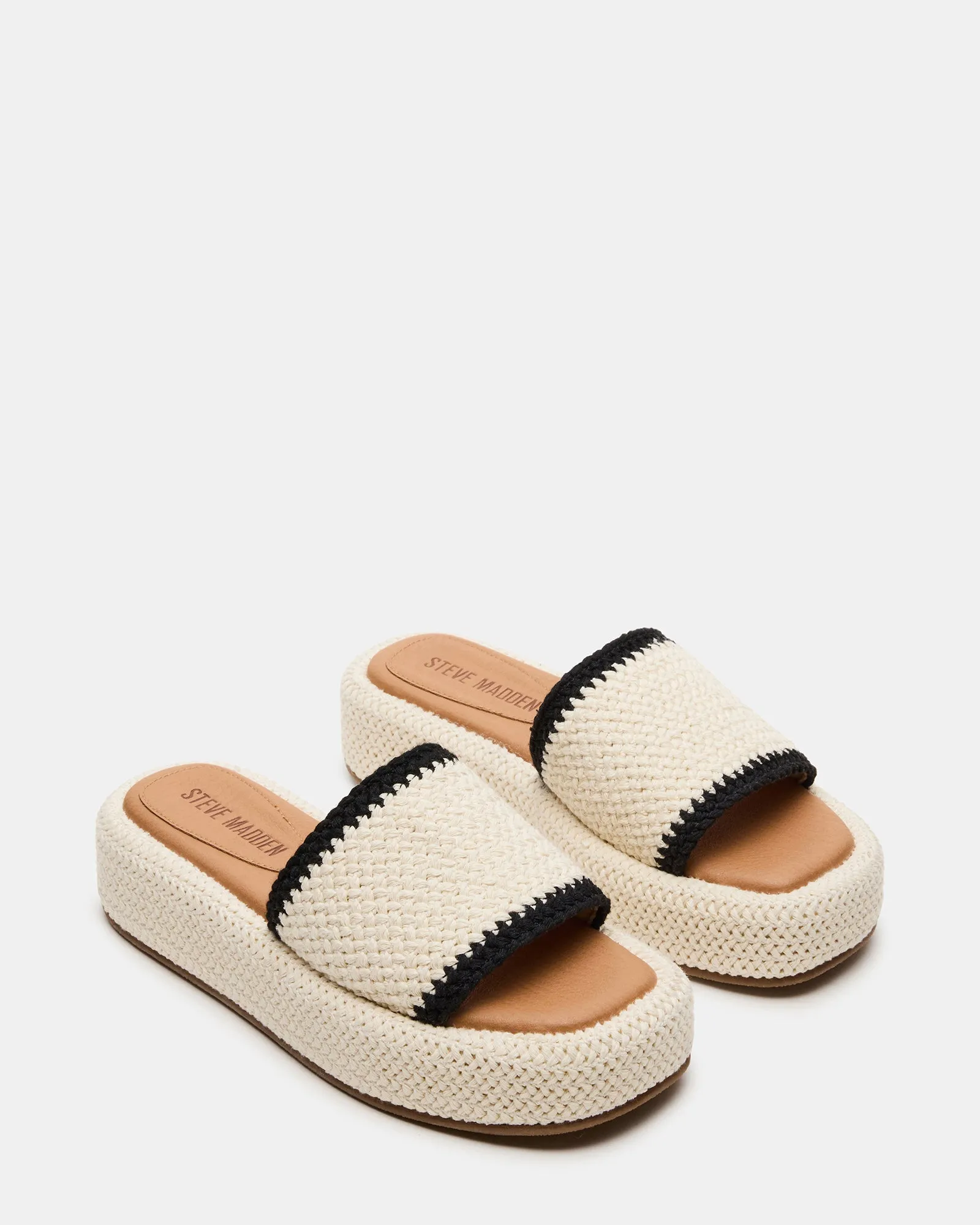 BEACHY WOVEN CREAM MULTI sold by Steve Madden product image thumbnail 2