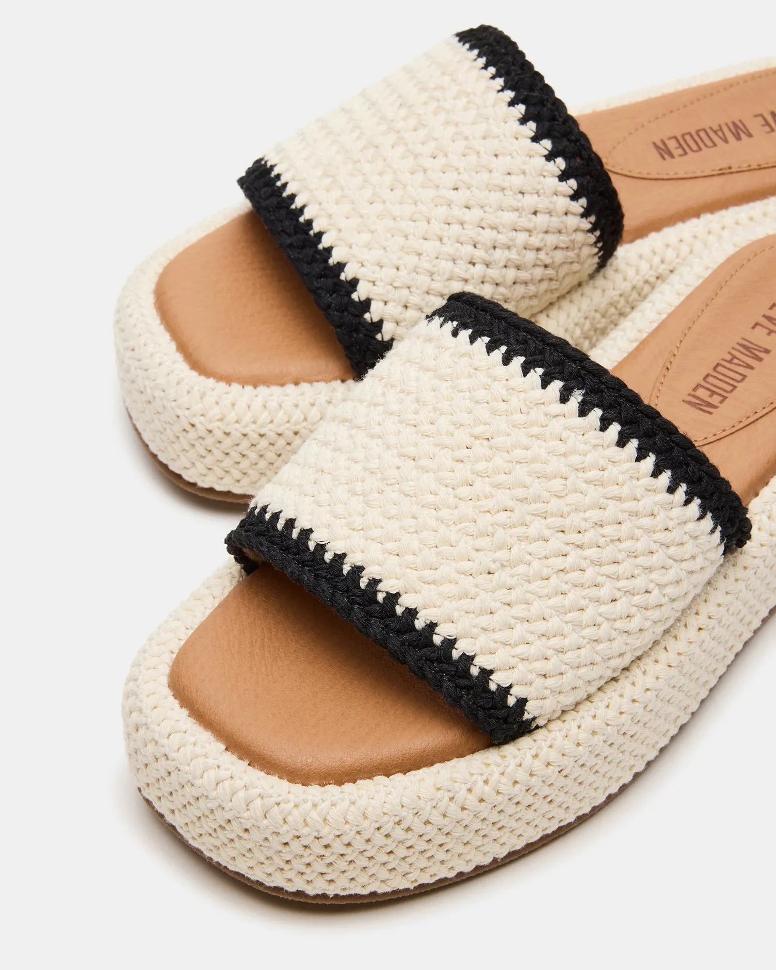 BEACHY WOVEN CREAM MULTI sold by Steve Madden product image thumbnail 3