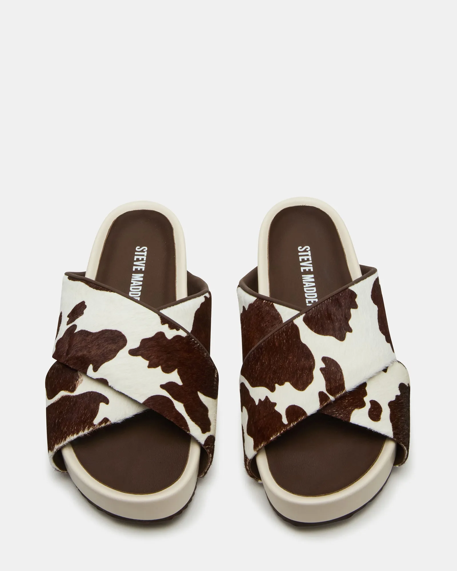 AVENDRA BROWN COW PRINT sold by Steve Madden product image thumbnail 4
