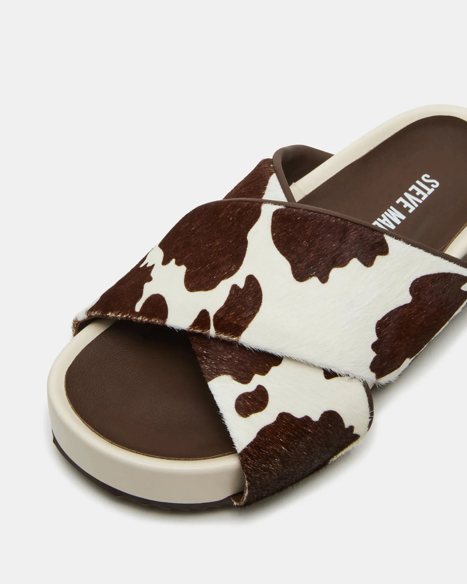 AVENDRA BROWN COW PRINT sold by Steve Madden product image thumbnail 3