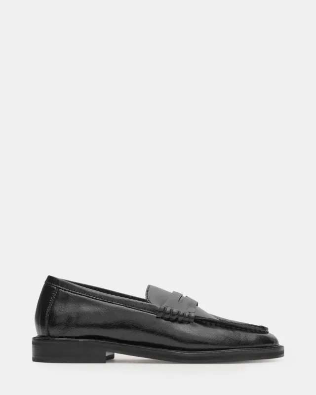 MADISON BLACK LEATHER - SM REBOOTED sold by Steve Madden