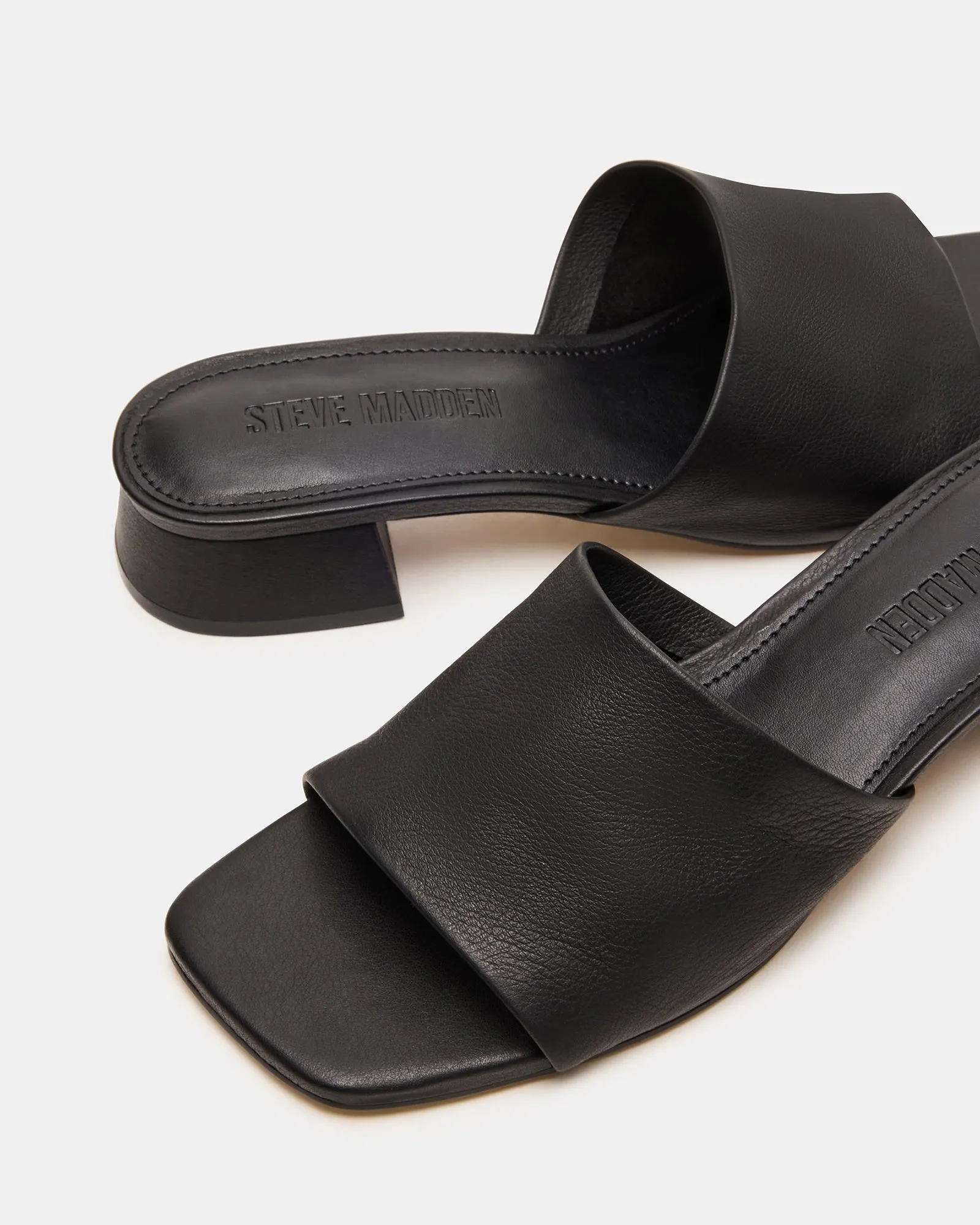 MONTGOMERY BLACK LEATHER sold by Steve Madden product image thumbnail 3