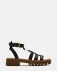 JARELLI BLACK LEATHER sold by Steve Madden