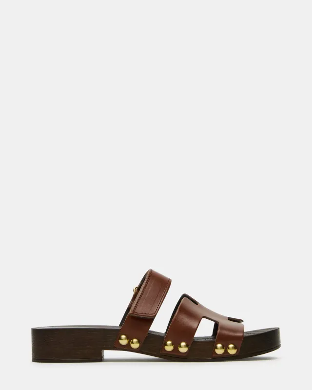 CANAL BROWN LEATHER made by Steve Madden