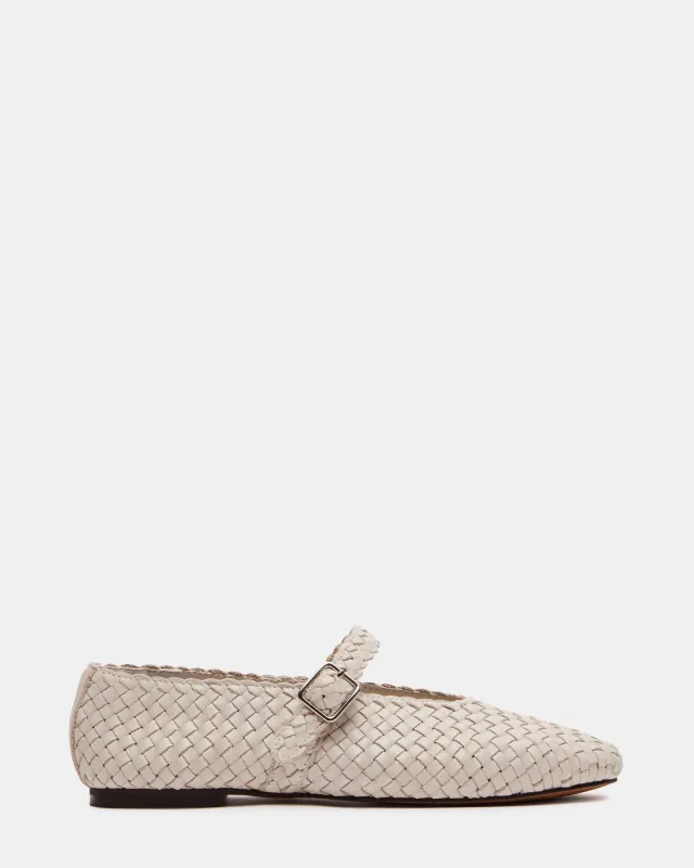 DREAMING WOVEN CREAM LEATHER - SM REBOOTED sold by Steve Madden