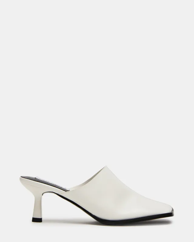 DEMPSEY WHITE LEATHER sold by Steve Madden