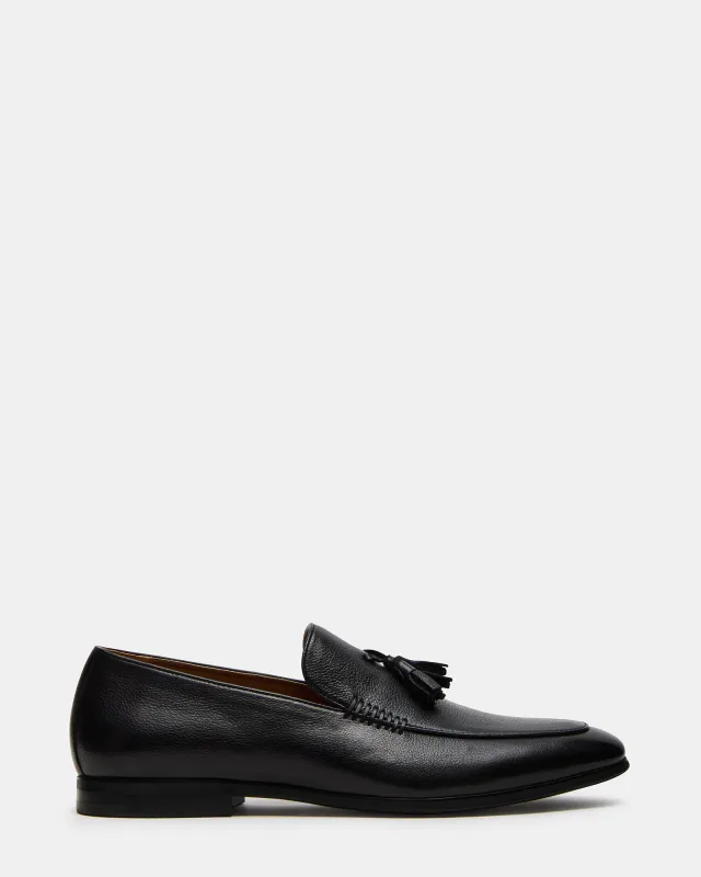 ONDRE BLACK LEATHER sold by Steve Madden