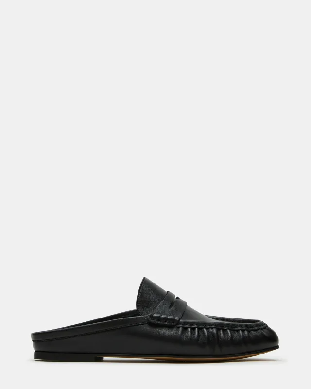 RAFE BLACK LEATHER sold by Steve Madden
