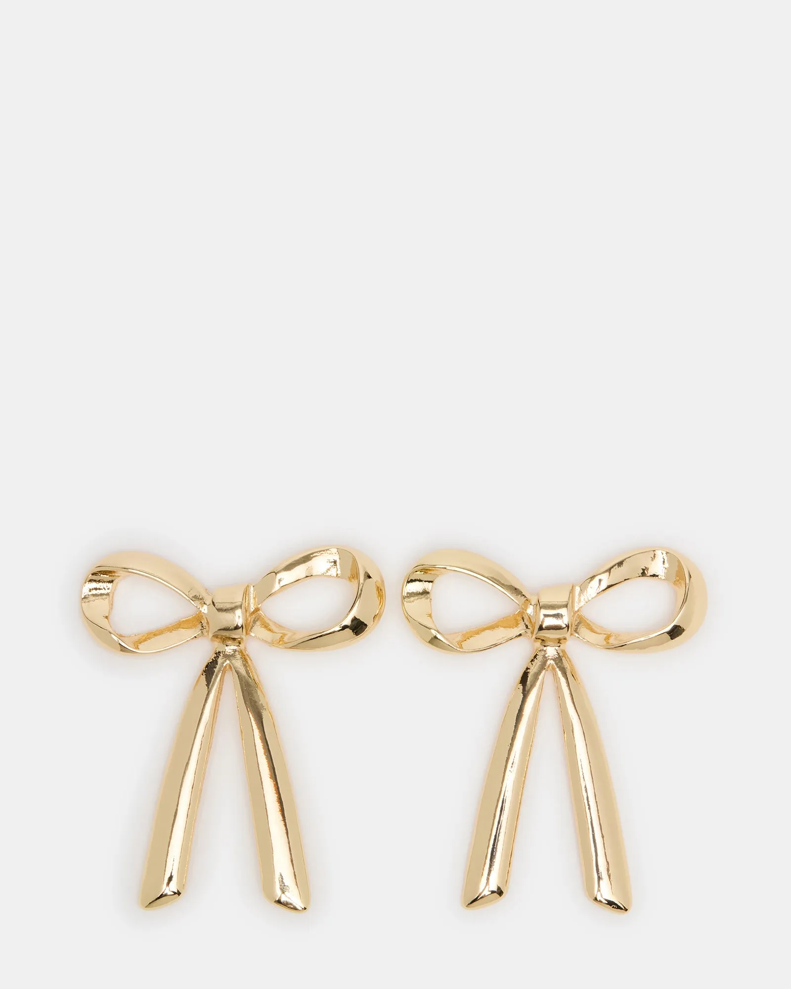 BOW EARRINGS GOLD sold by Steve Madden