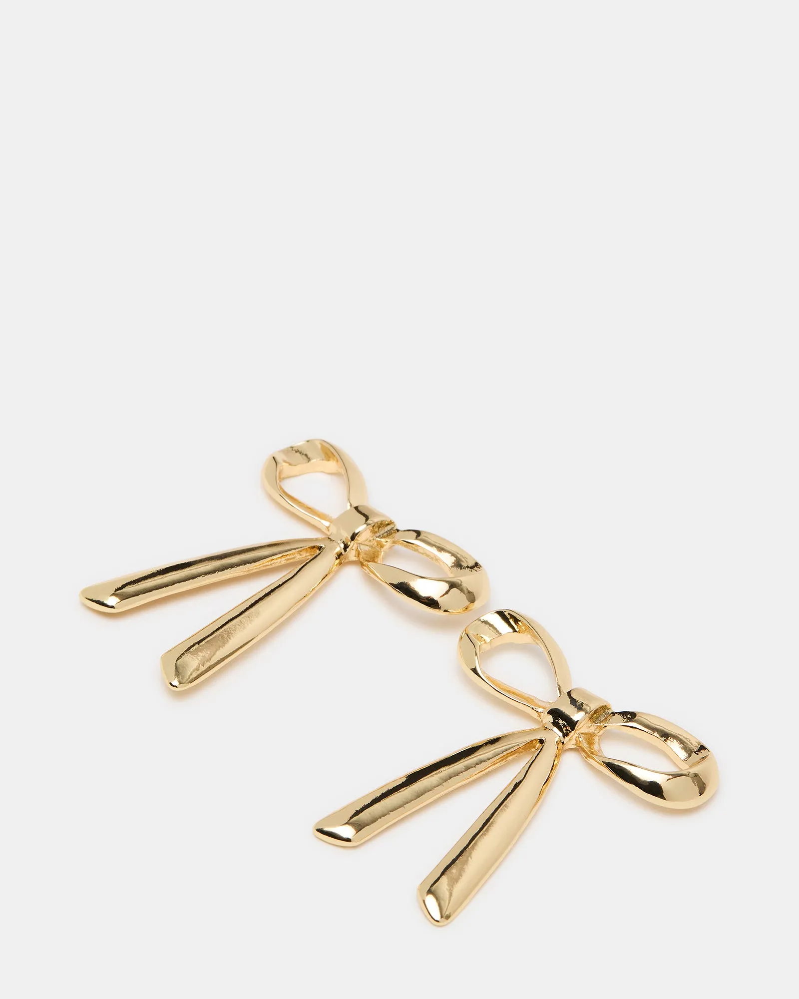 BOW EARRINGS GOLD sold by Steve Madden product image thumbnail 2