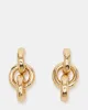 LOCK DROP EARRINGS GOLD sold by Steve Madden