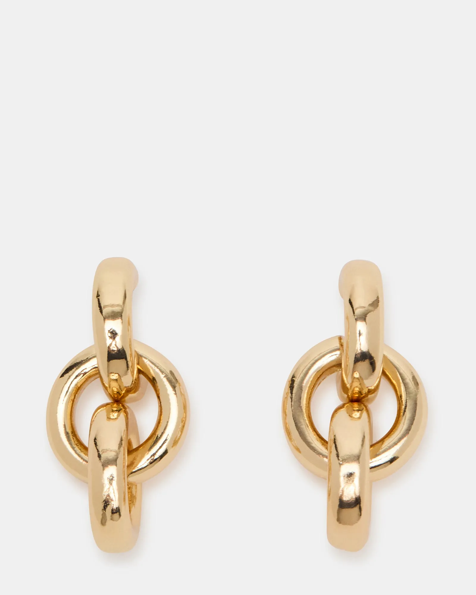 LOCK DROP EARRINGS GOLD sold by Steve Madden
