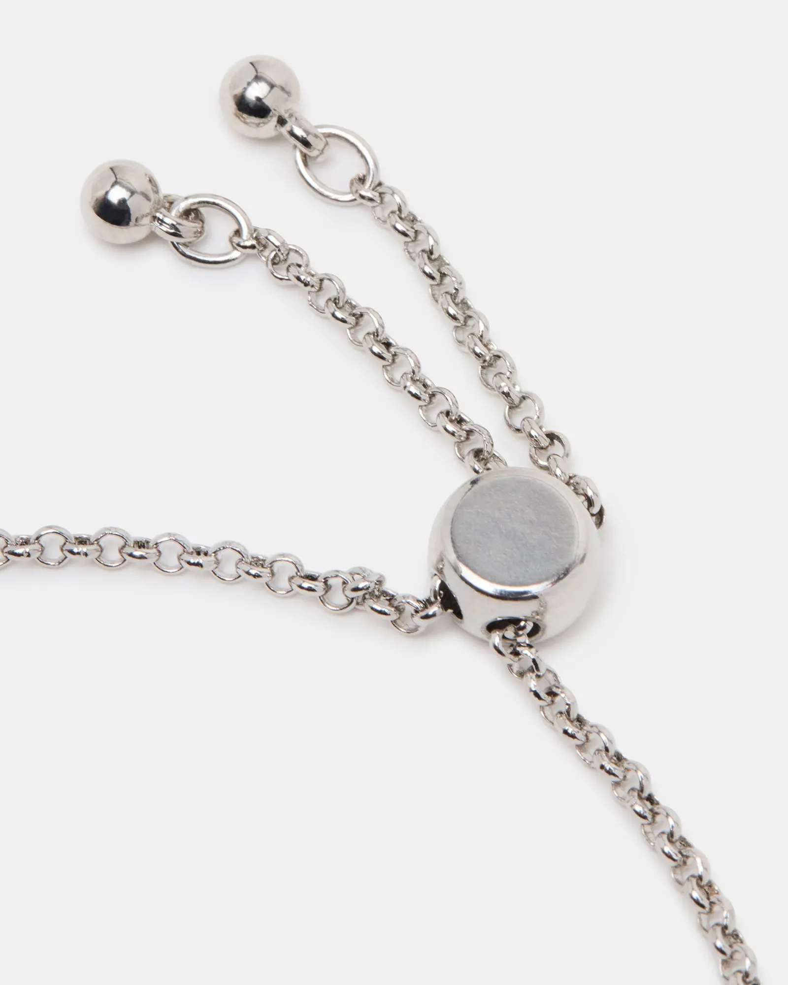 TWO-TONE FRIENDSHIP BRACELET SILVER MULTI sold by Steve Madden product image thumbnail 3